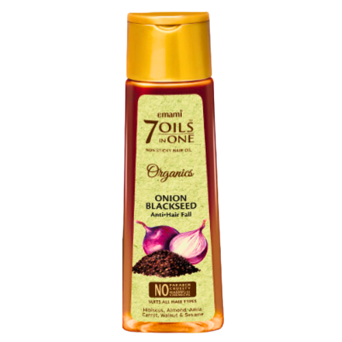 Emami 7 Oils In One Organics Onion Blackseed Hair Oil