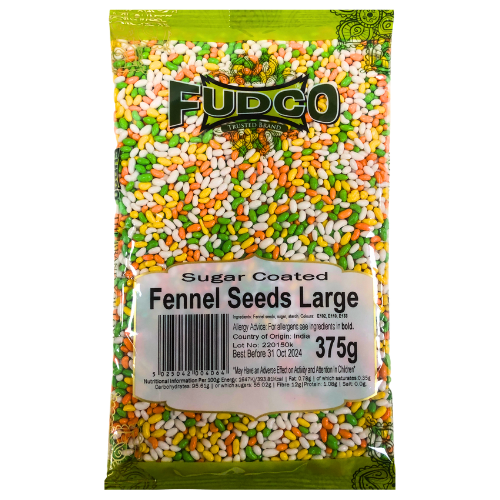 Fudco Thin Coated Fennel Sugar 375g