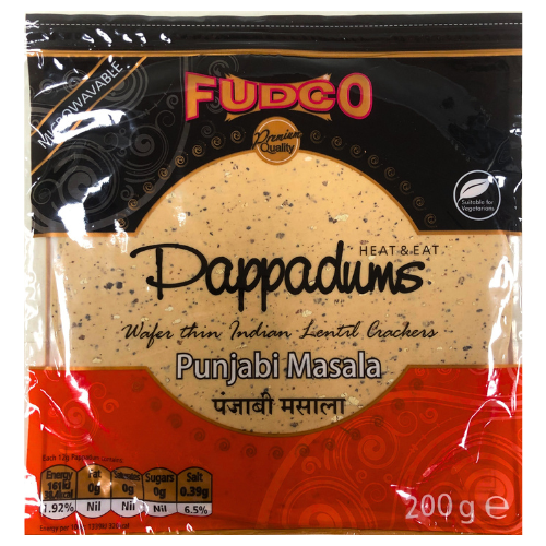 Fudco Punjabi Masala Papad 200g
