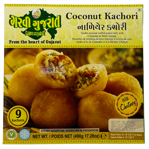 Garvi Gujarat Frozen Coconut Kachori 9pcs