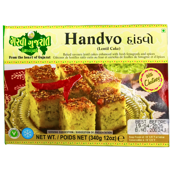 Garvi Gujarat Frozen Handvo 340g