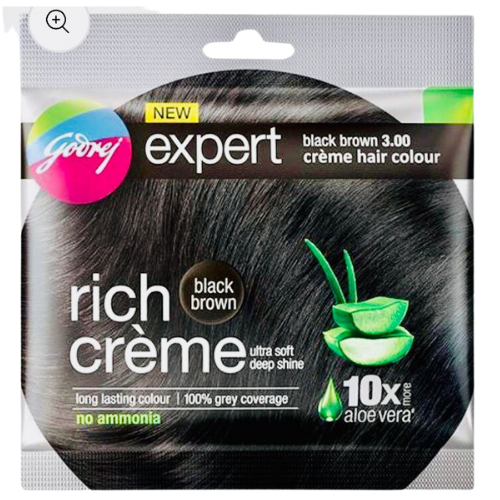 Godrej Expert Rich Brown Black Hair Colour 40g