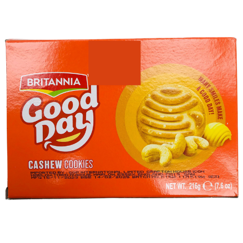 Britannia Goodday Cashew Biscuits 216g
