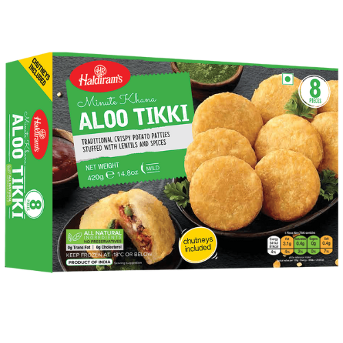 Haldirams Frozen Aloo Tikki 420g