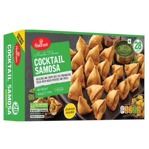 Haldirams Frozen Cocktail Samosas 28 pcs
