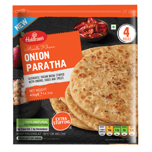 Haldirams Frozen Onion Paratha