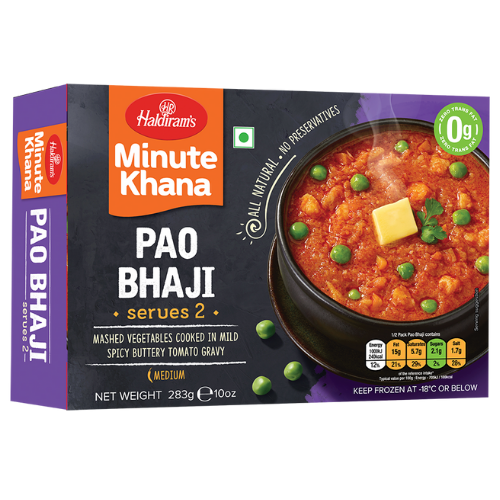 Haldirams Frozen Pao Bhaji 283g