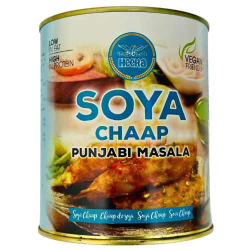 Heera Canned Punjabi Masala Soya Chaap 800g