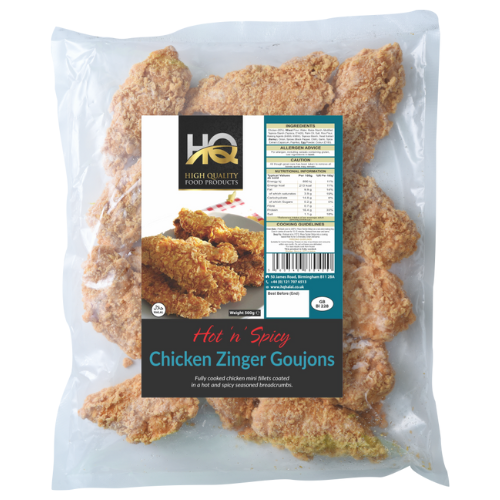 HQ Frozen Hot & Spicy Chicken Zinger Goujons