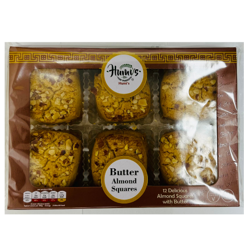 Humi's Butter Almond Square Biscuits 12 pcs