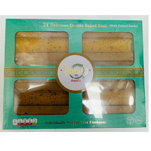 Humi's Double Baked Rusks With Fennel Seeds 24 pcs