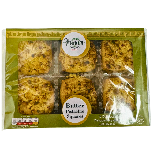 Humi's Pistachio Square Biscuits 12 pcs