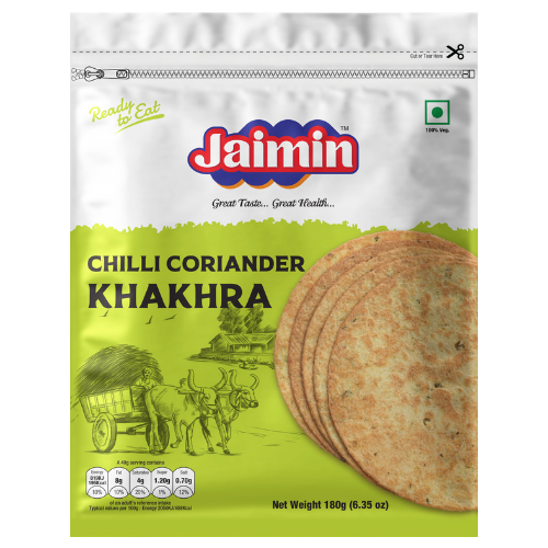 Jaimin Chilli Coriander Khakhra