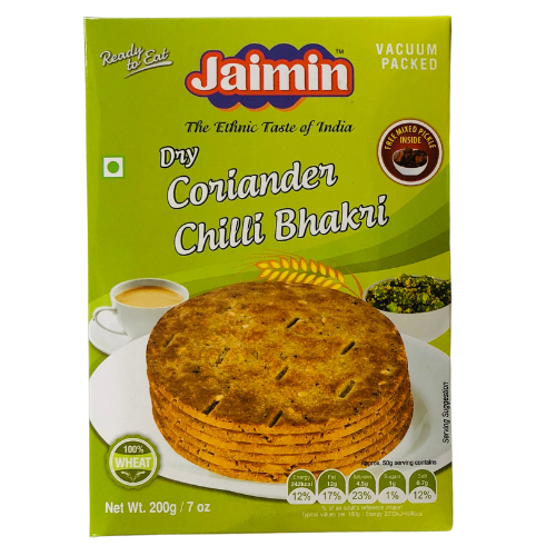 Jaimin Coriander Chilli Bhakri 200g