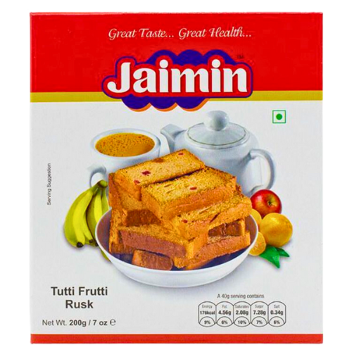 Jaimin Tuti Fruti Rusk