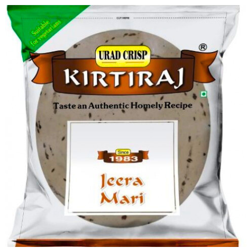 Kirtiraj Jeera Mari Papad 200g