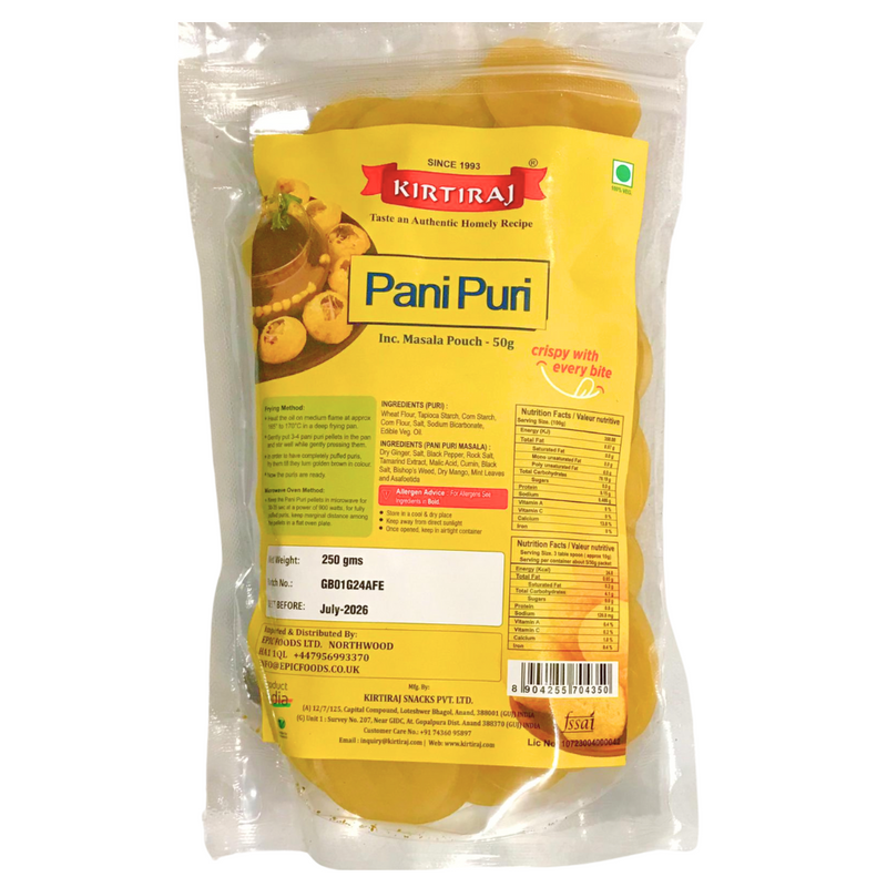 Kirtiraj Pani Puri 250g