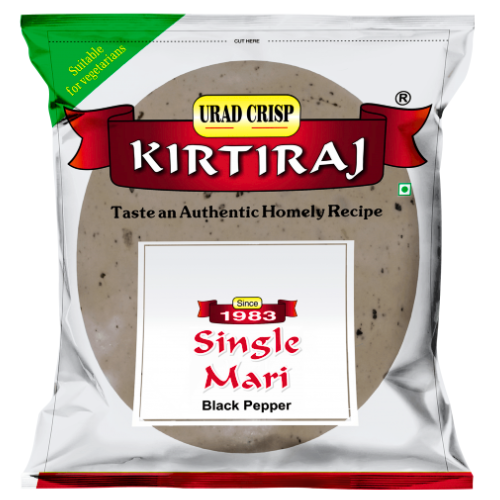 Kirtiraj Single Mari Black Pepper Papad 200g