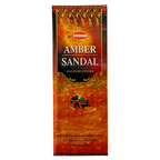 Krishan Amber Sandal Incense Sticks 6 Pac x 20 Sticks