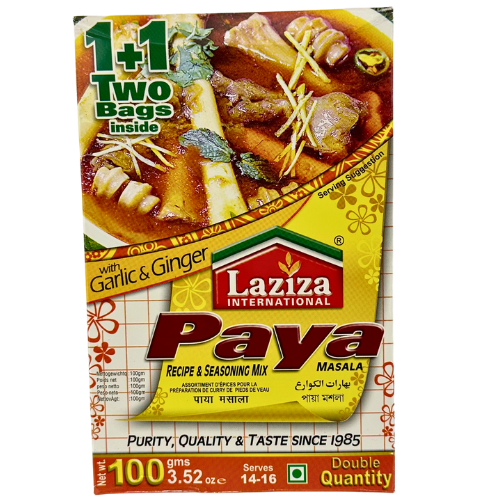 Laziza Paya Masala Recipe & Seasoning Mix