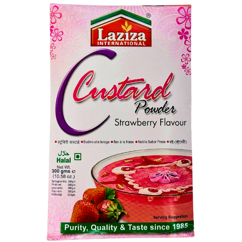 Laziza Strawberry Custard Powder 300g