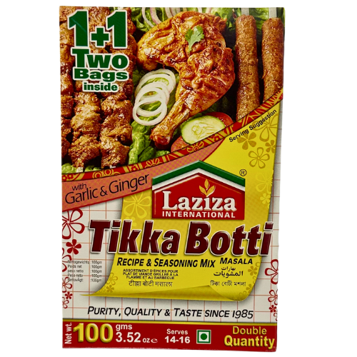 Laziza Tikka Botti Recipe & Seasoning Mix Masala