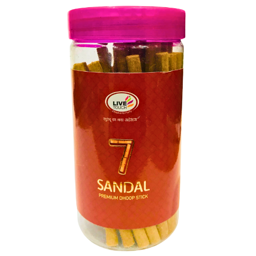 Live Touch 7 Sandal Dhoop Sticks 100g
