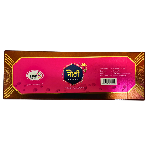 Live Touch Moti Flora Incense Sticks 250g