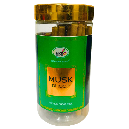 Live Touch Pure Musk Dhoop Sticks 100g