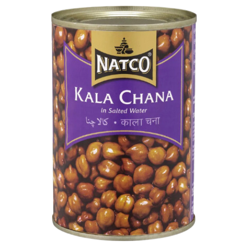 Natco Canned Boiled Kala Chana 400g