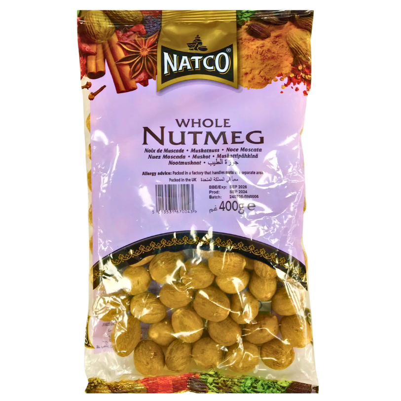 Natco Whole Nutmegs 400g