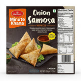 Haldirams Frozen Onion Samosas by Haldirams Frozen — front view showing product label and branding, studio product photo on white background