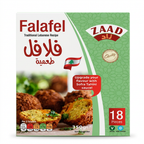 Zaad Frozen Falafel by Zaad Frozen — front view showing product label and branding, studio product photo on white background
