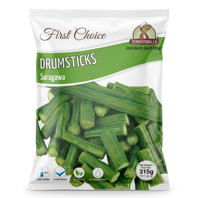 Bombaywalla Frozen Drumsticks by Bombaywalla Frozen — front view showing product label and branding, studio product photo on white background