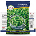 Taj Frozen Tindora by Taj Frozen — front view showing product label and branding, studio product photo on white background