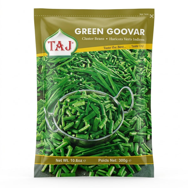 Taj Frozen Green Goovar by Taj Frozen — front view showing product label and branding, studio product photo on white background