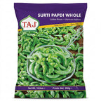 Taj Frozen Surti Whole Papdi by Taj Frozen — front view showing product label and branding, studio product photo on white background
