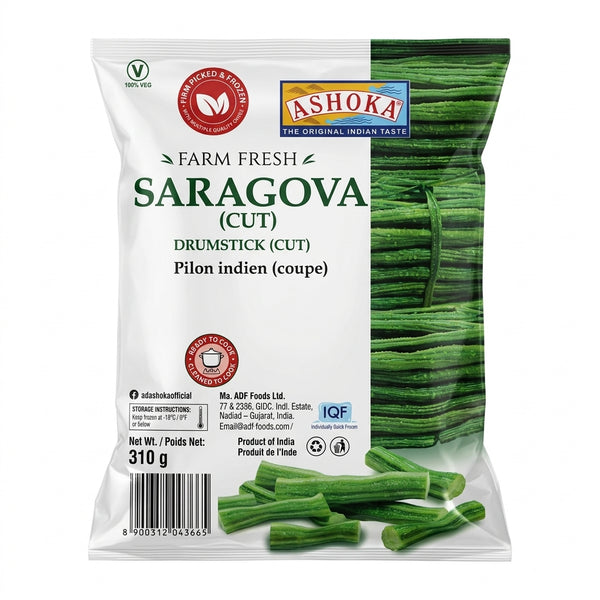 Ashoka Frozen Saragwa by Ashoka Frozen — front view showing product label and branding, studio product photo on white background