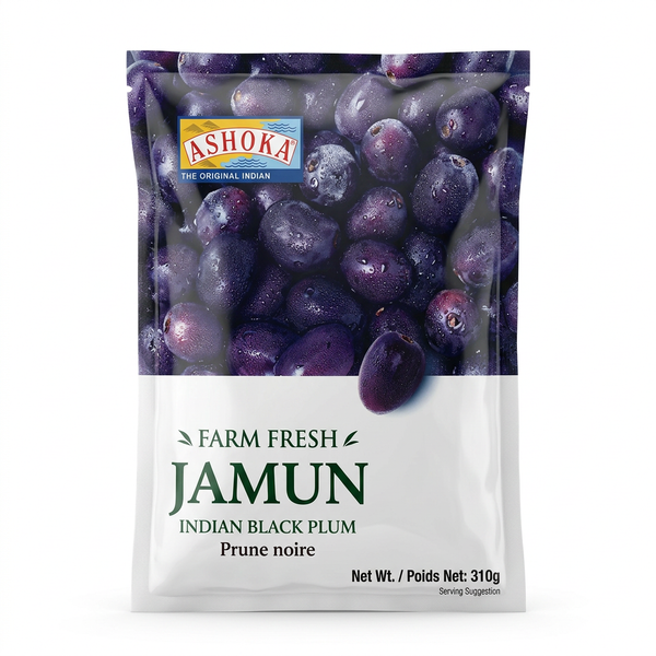 Ashoka Frozen Jamun by Ashoka Frozen — front view showing product label and branding, studio product photo on white background