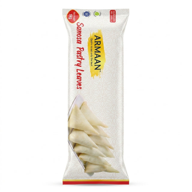 Armaan Frozen Medium Samosa Leaves by Armaan Frozen — front view showing product label and branding, studio product photo on white background