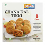Ashoka Frozen Chana Dal Tikki by Ashoka Frozen — front view showing product label and branding, studio product photo on white background