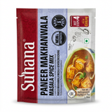 Suhana Paneer Makhanwala Spice Mix by Suhana Ground Spices — front view showing product label and branding, studio product photo on white background