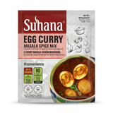 Suhana Egg Curry Spice Mix by Suhana Ground Spices — front view showing product label and branding, studio product photo on white background