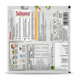 Suhana Vegetable Curry Masala Mix by Suhana Ground Spices — back view showing ingredients and product details, studio product photo on white background