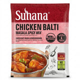Suhana Chicken Balti Spice Mix by Suhana Ground Spices — front view showing product label and branding, studio product photo on white background