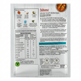 Suhana Fish Curry Masala Spice Mix by Suhana Food & Drink > Pantry > Herbs & Spices > Spice Blends — back view showing ingredients and product details, studio product photo on white background