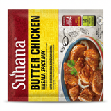 Suhana Butter Chicken Masala Mix by Suhana Ground Spices — front view showing product label and branding, studio product photo on white background