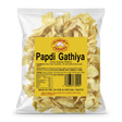Jalram's Farsan Papdi Gathiya by Jalram's Farsan Indian Snacks — front view showing product label and branding, studio product photo on white background