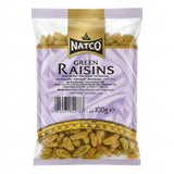 Natco Green Raisins by Natco Dry Fruits & Nuts — front view showing product label and branding, studio product photo on white background