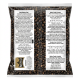 Natco Whole Black Pepper by Natco Whole Spices — back view showing ingredients and product details, studio product photo on white background